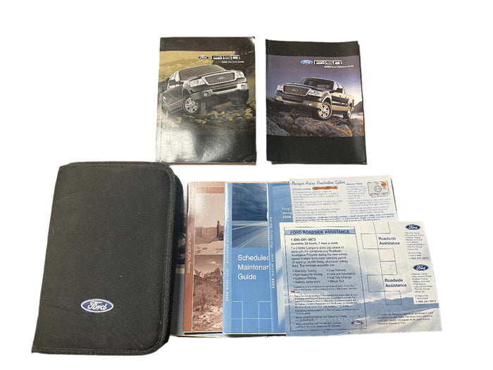 2006 Ford F-150 Owner'S Manual User Guide With Case