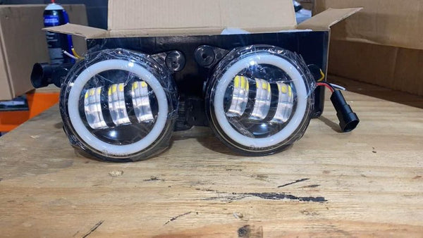 2007-2013 GMC Sierra 1500 2500 3500 LED Bumper Fog Lights 2008 2009 2010 2011 2012