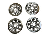 Set of 4 Chevy Silverado Express GMC Savana Sierra 1500 6 Lug 17" Chrome Wheel Skins Rim Simulators Hubcaps Covers