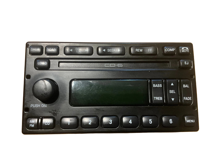 2003 2004 Ford F-250 F-350 F-450 F-550 Electronic Radio Stereo Single CD Disc Receiver Head Unit Factory