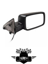 2009 - 2015 Dodge Ram 1500 Power Heated Turn Signal Fold Black Surface Mirrors