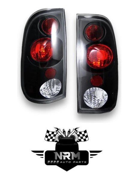 1997 - 2007 Ford F-150 F-250 F350 Super Duty Left/Right Taillights Pair Black