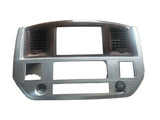 2006 2007 2008 Dodge Ram 1500 2500 3500 Navigation Center Dash Radio Bezel Silver/Woodgrain 5JZ13TRMAC
