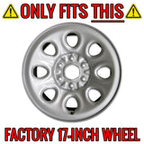 Set of 4 Chevy Silverado Express GMC Savana Sierra 1500 6 Lug 17" Chrome Wheel Skins Rim Simulators Hubcaps Covers