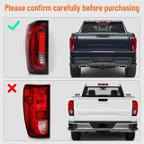 2019 2020 2021 2022 2023 2024 GMC Sierra Denali 1500 2500 3500 Left Taillight LED Left Driver LH