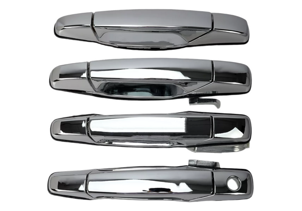 2007 2008 2009 2010 2011 2012 2013 Chevrolet Silverado Tahoe Suburban GMC Yukon Sierra Chrome Door Handles Set of 4