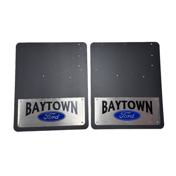 Baytown Ford F-350 Mud Flaps Mudflaps Set Dually Dual Rear Wheel 24.5" height x 20" wide