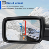 2013 2014 2015 2016 2017 2018 Ram 1500 Mirrors Set Power Folding Chrome Heated LED Signal