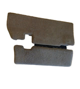 2003 2004 2005 2006 Chevrolet Tahoe Suburban Yukon Rear Suburban GMC Yukon Left Driver LH Seat Back to Trunk Filler Carpet Spacer Flap Fold Down Cover Panel Tan Neutral 2nd Row