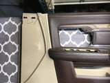 2013 2014 2015 2016 2017 2018 Dodge Ram 1500 2500 3500 Door Panel Trim Front Passenger Right Longhorn Laramie Tan Brown *Damaged