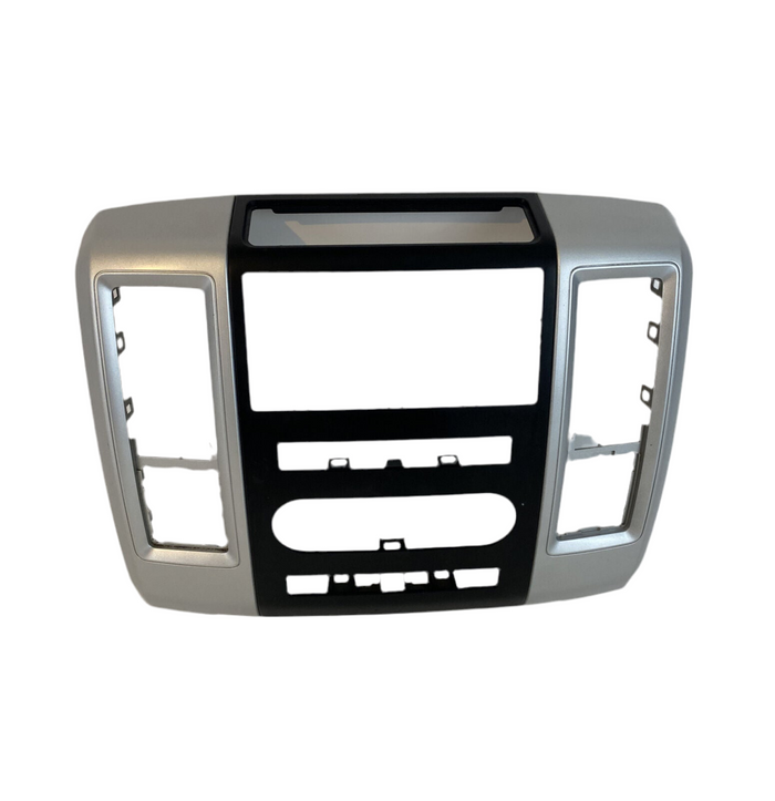 09 10 11 12 Dodge Ram 1500 2500 3500 Center Dash Radio Bezel Trim Silver