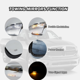 2013 2014 2015 2016 2017 2018 Ram 1500 Mirrors Set Power Folding Chrome Heated LED Signal