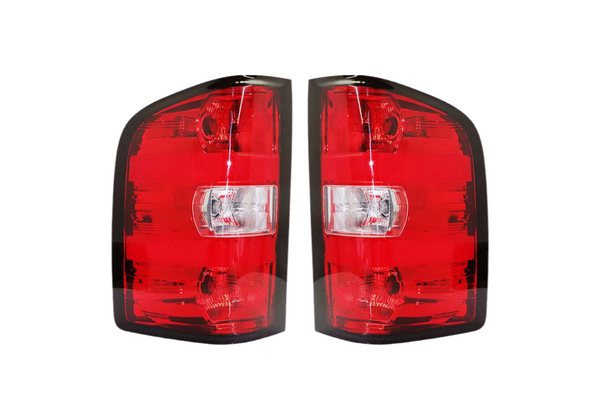 2007 2008 2009 2010 2011 2012 2013 Chevrolet Silverado 1500 2500 3500 Taillights Taillamp Set Left and Right Driver Passenger