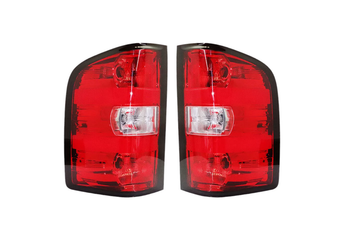 2007 2008 2009 2010 2011 2012 2013 Chevrolet Silverado 1500 2500 3500 Taillights Taillamp Set Left And Right Driver Passenger