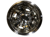1988 1989 1990 1991 1992 1993 1994 1995 1996 1997 1998 Ford F-450 Front & Rear 16" Wheel Simulators Snap-On Stainless Steel Dually Dual Wheel 10 Lug