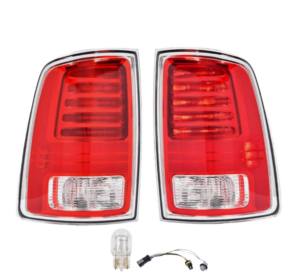 2013 2014 2015 2016 2017 2018 Ram 1500 2500 3500 LED Taillights Left Right Tail Lights Pair LH RH