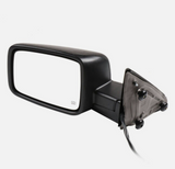 2009 2010 2011 2012 2013 2014 2015 2016 2017 2018 Dodge Ram 1500 2500 Mirrors Set With Turn Signal Power Heated Black Textured Left LH Right RH Driver Passenger