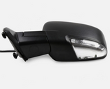 2009 2010 2011 2012 2013 2014 2015 2016 2017 2018 Dodge Ram 1500 2500 Mirrors Set With Turn Signal Power Heated Black Textured Left LH Right RH Driver Passenger