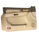 2007 2008 2009 Chevrolet GMC Yukon Tahoe Silverado Front Left Door Panel Tan Brown