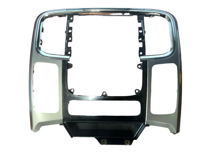 2013 2014 2015 2016 2017 2018 Dodge Ram 1500 2500 3500 Center Dash Radio Bezel Trim Black Silver Floor