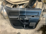 2015 2016 2017 Ford F-150 Rear Left Door Trim Panel Black With Chrome