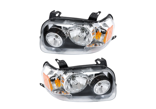 2005 2006 2007 Ford Escape Headlights Headlamps Set Pair