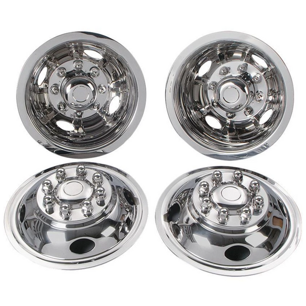 2001-2026 Chevrolet Express GMC Savana 3500 Bolt on Simulators Complete Set Dually Dual Rear Wheel 16"