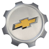 2020 2021 2022 2023 2024 2025 Chevrolet Silverado 2500 3500 20” Silver Wheel Center Hub Cap 84307949 with Gold Emblem
