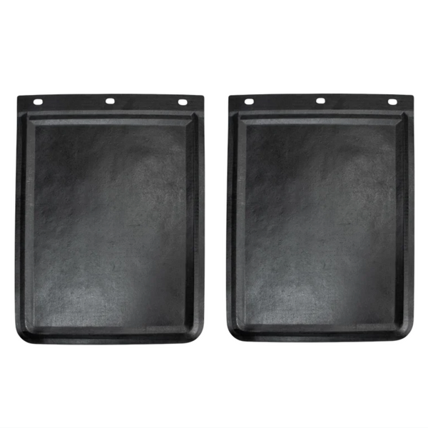 Heavy Duty Commercial Grade Rubber Mud Flap Truck Trailer Pair Set 24" Height X 18" Wide
