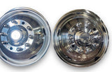 2008-2012 Dodge Ram 5500 4500 19.5 10 Lug Simulator Wheel Covers Dually Stainless Steel