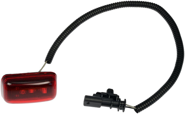 2015 2016 2017 2018 2019 Chevrolet Silverado GMC Sierra 3500 Dually Rear Fender Side Marker Light Assembly Red