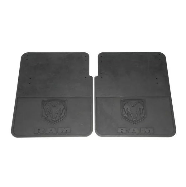 Mopar Rear Dodge Ram 3500 Heavy Duty Rubber Splash Guards Mudflaps Mud Flaps 26" height X 20.5" wide