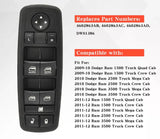 2009 2010 2011 2012 Dodge Ram 1500 2500 3500 Driver Side Power Window Master Switch