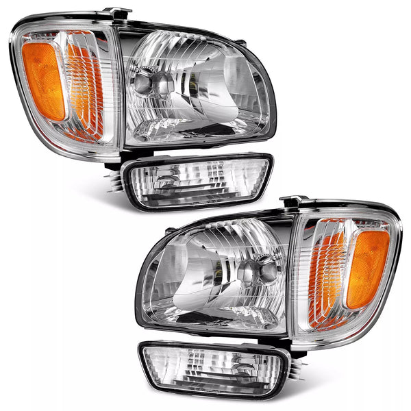 2001 2002 2003 2004 Toyota Tacoma Headlights Headlamps Signal Head Lamp Lights Light