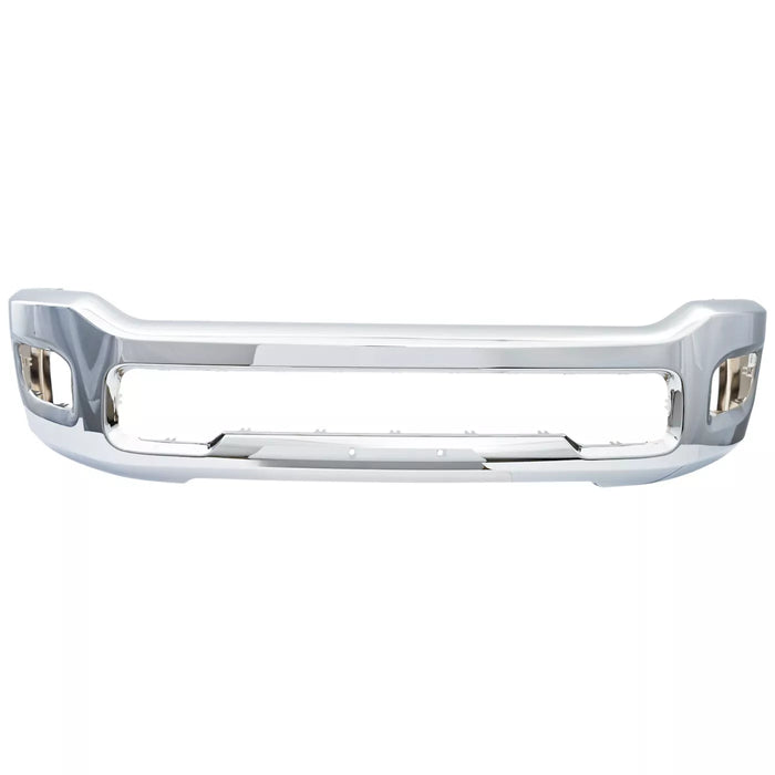 2019 2020 2021 2022 2023 2024 Ram 2500 3500 Front Chrome Steel Bumper W/ Fog W/O Sensors Parking Assistance