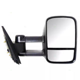 2007 2008 2009 2010 2011 2012 2013 Chevrolet Silverado GMC Sierra 1500 2500 3500 Right Passenger Side Manual Mirror Tow Dual Arm