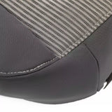 2009 2010 2011 2012 Dodge Ram 1500 2500 3500 Driver Side Bottom Cloth Seat Cover Black with Grey