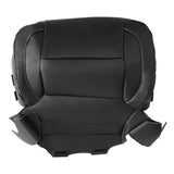 2014 2015 2016 2017 2018 2019 Chevy Silverado 1500 2500 3500 Front Bottom Leather Seat Cover Black Bottom