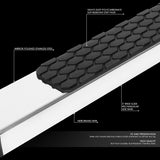 2009-2024 Dodge Ram Pickup Crew Cab 5" Flat SS Sidestep Nerf Bar Running Boards