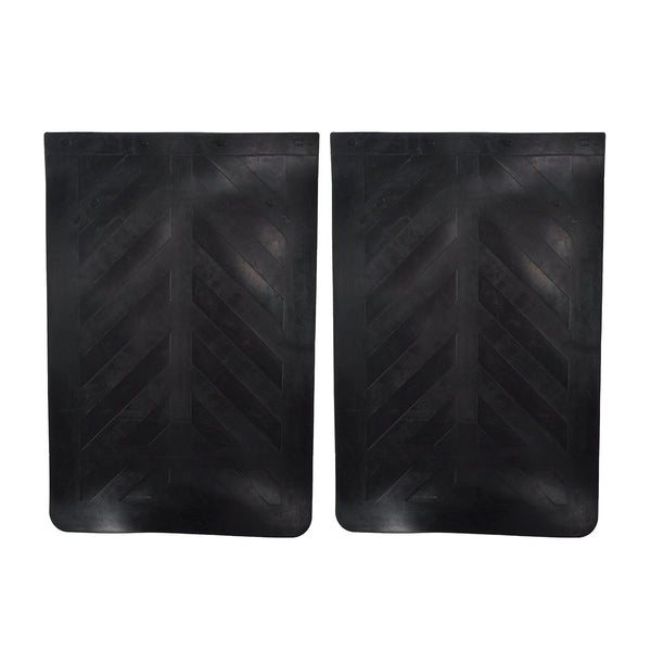 Pair Black Heavy Duty Thick Rubber Mud Flaps Semi Truck Trailer 36" Height X 24" Wide