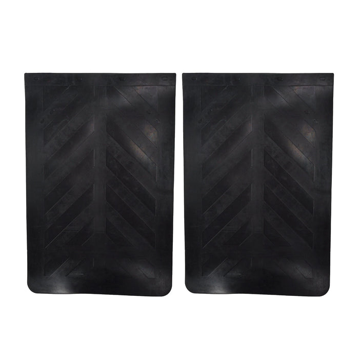 Pair Black Heavy Duty Thick Rubber Mud Flaps Semi Truck Trailer 36