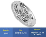 2003-2026 Chevy Express 2500 3500 Chrome 16" Wheel Skins Covers Set of 4 8-lug