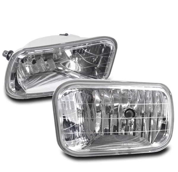2009-2012 Dodge Ram 1500 2010 2011 2012 Ram 2500 3500 Front Bumper Fog Lights Lamps Chrome Left + Right