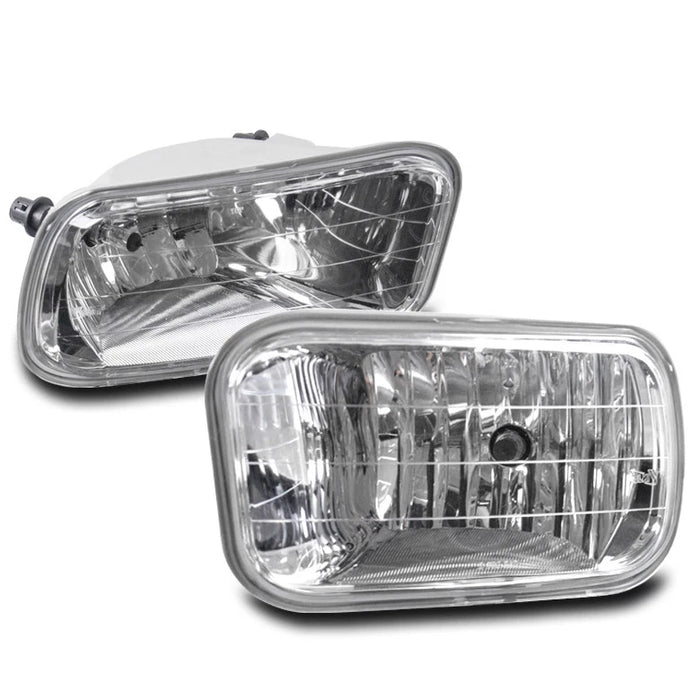 2009-2012 Dodge Ram 1500 2010 2011 2012 Ram 2500 3500 Front Bumper Fog Lights Lamps Chrome Left + Right