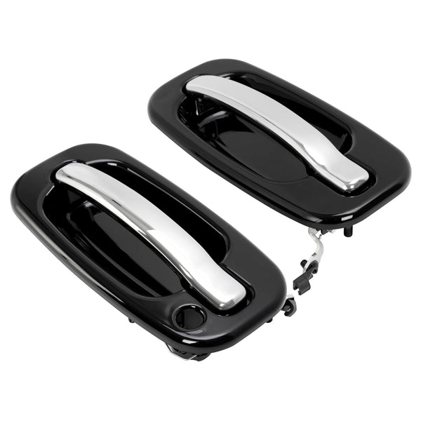 1999-2006 Chevrolet Silverado 1500 2500 3500 LH RH Chrome Front Exterior Door Handle 2 door Single Cab