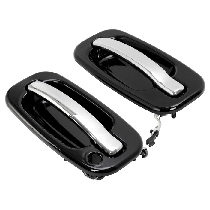 1999-2006 Chevrolet Silverado 1500 2500 3500 LH RH Chrome Front Exterior Door Handle 2 door Single Cab