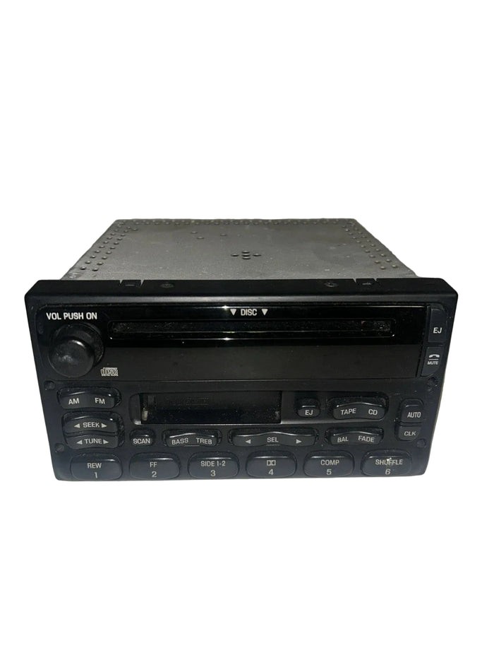 1999 2000 2001 2002 2003 2004 FORD F-250 F-350 AM FM Cassette CD Player Radio Stereo Receiver YU3F-18C868-AA