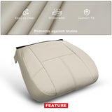 2007-2013 Chevy Silverado Tahoe GMC Yukon Cadillac Seat Bottom Cover Leather Front LH Light Cashmere