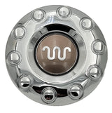 2017 2018 2019 2020 2021 2022 2023 2024 F-450 F-550 King Ranch Front Wheel Chrome Center Hub Cap 4x2