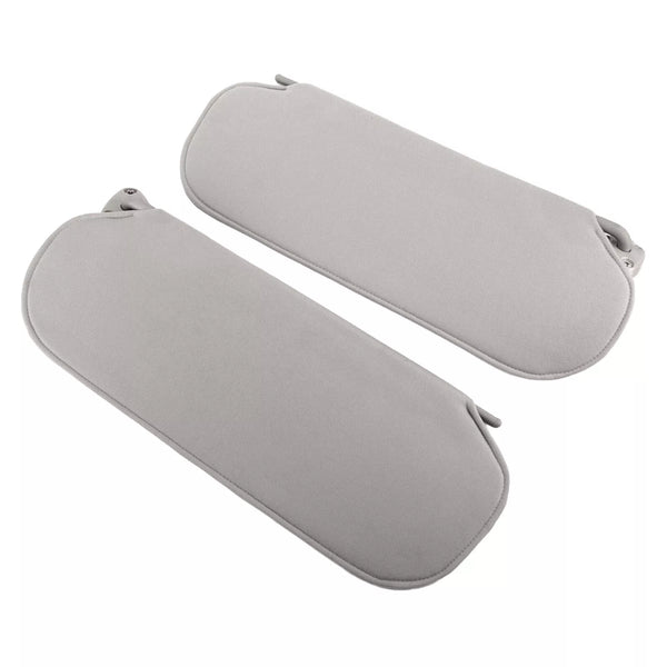 1999-2019 Chevy Express GMC Savana 1500 2500 3500 Pair Gray Left Right Sun Visor w/o Light